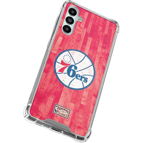 NBA Philadelphia 76ers Hardwood Classics Galaxy A15 5G Clear Case