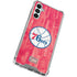 NBA Philadelphia 76ers Hardwood Classics Galaxy A15 5G Clear Case