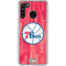 NBA Philadelphia 76ers Hardwood Classics Galaxy A21 Clear Case