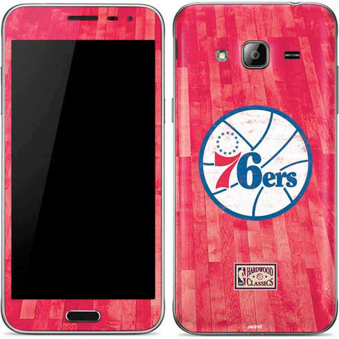NBA Philadelphia 76ers Hardwood Classics Galaxy J3 Skin