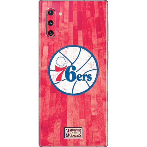NBA Philadelphia 76ers Hardwood Classics Galaxy Note 10 Skin