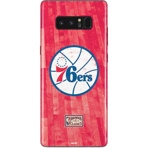 NBA Philadelphia 76ers Hardwood Classics Galaxy Note 8 Skin