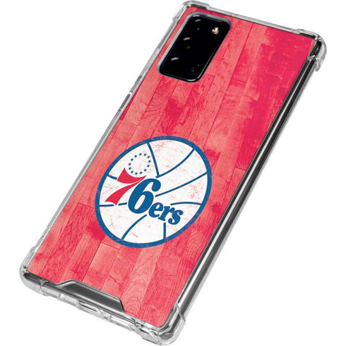 NBA Philadelphia 76ers Hardwood Classics Galaxy Note20 5G Clear Case