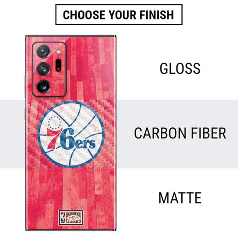 NBA Philadelphia 76ers Hardwood Classics Galaxy Note20 Ultra 5G Skin