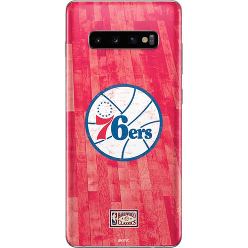 NBA Philadelphia 76ers Hardwood Classics Galaxy S10 Plus Skin