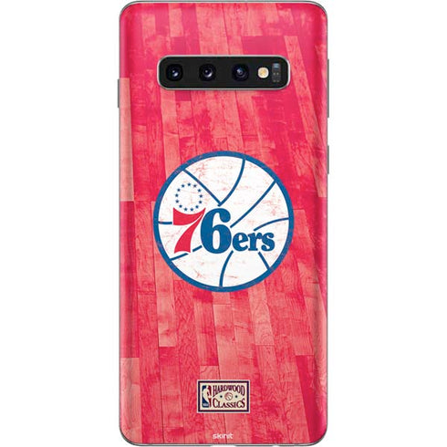 NBA Philadelphia 76ers Hardwood Classics Galaxy S10 Skin