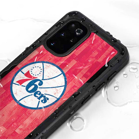 NBA Philadelphia 76ers Hardwood Classics Galaxy S20 Plus Waterproof Case