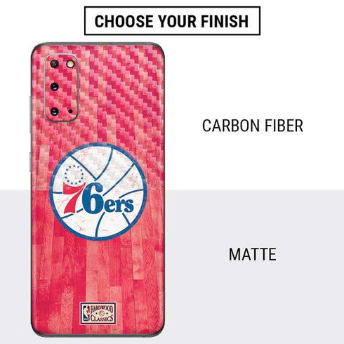 NBA Philadelphia 76ers Hardwood Classics Galaxy S20 Skin