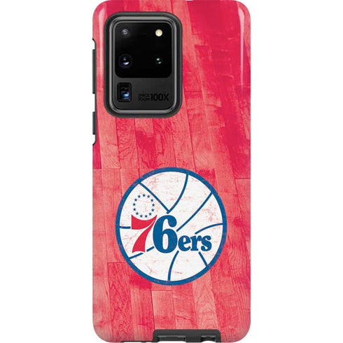NBA Philadelphia 76ers Hardwood Classics Galaxy S20 Ultra 5G Pro Case
