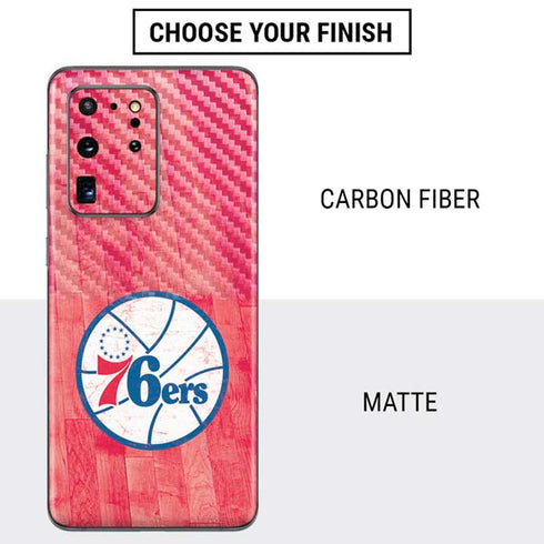 NBA Philadelphia 76ers Hardwood Classics Galaxy S20 Ultra 5G Skin