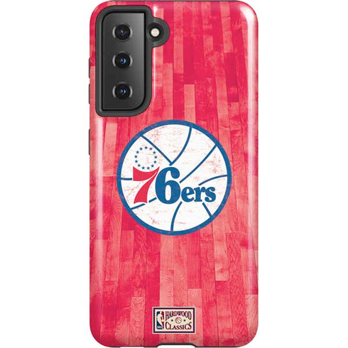 NBA Philadelphia 76ers Hardwood Classics Galaxy S21 5G Pro Case