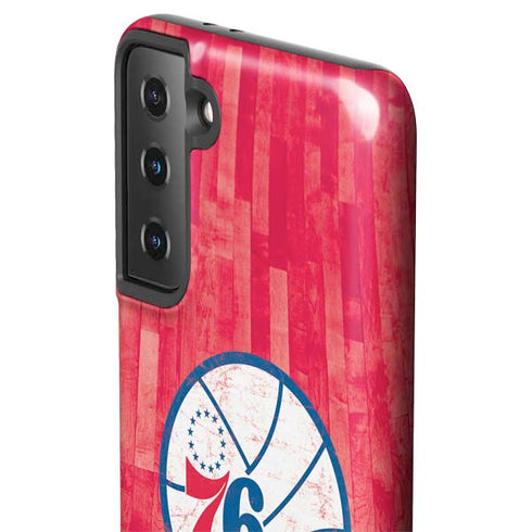 NBA Philadelphia 76ers Hardwood Classics Galaxy S21 Plus 5G Pro Case