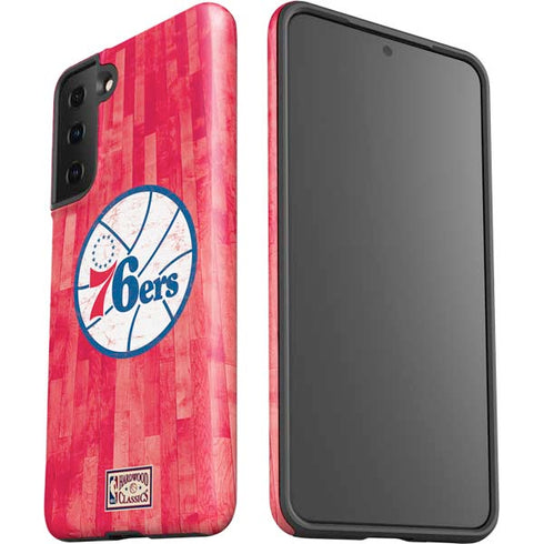 NBA Philadelphia 76ers Hardwood Classics Galaxy S21 Plus 5G Pro Case