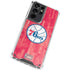 NBA Philadelphia 76ers Hardwood Classics Galaxy S21 Ultra 5G Clear Case