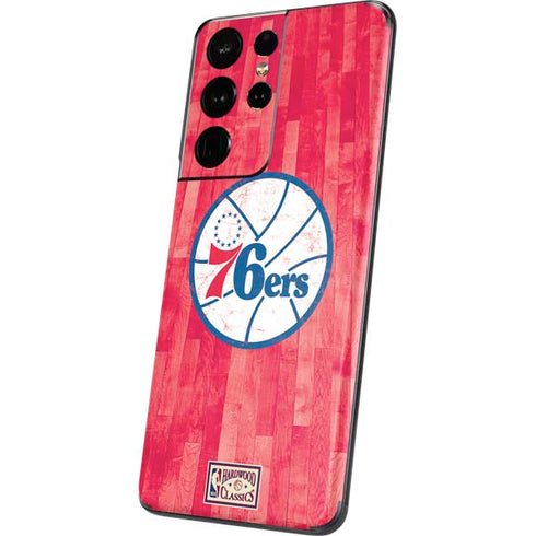NBA Philadelphia 76ers Hardwood Classics Galaxy S21 Ultra 5G Skin