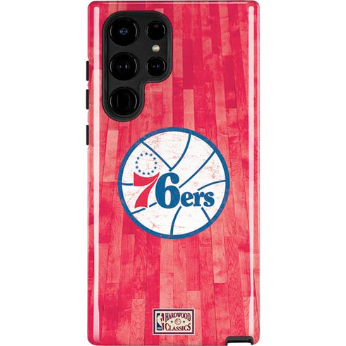 NBA Philadelphia 76ers Hardwood Classics Galaxy S22 Ultra Pro Case