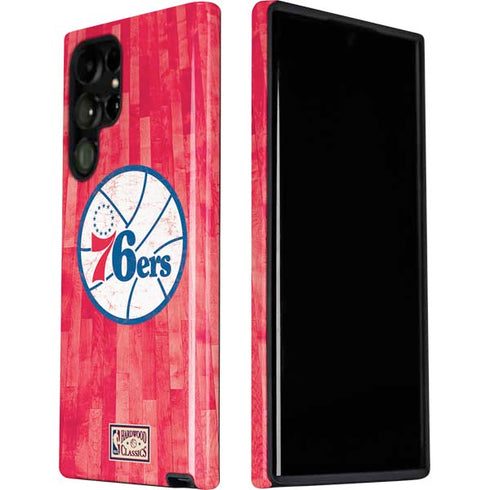 NBA Philadelphia 76ers Hardwood Classics Galaxy S22 Ultra Pro Case