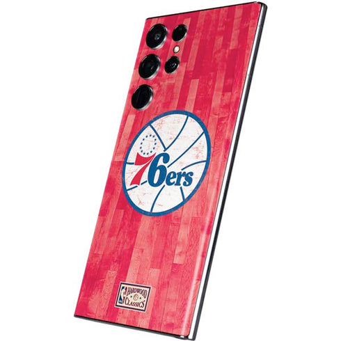 NBA Philadelphia 76ers Hardwood Classics Galaxy S22 Ultra Skin
