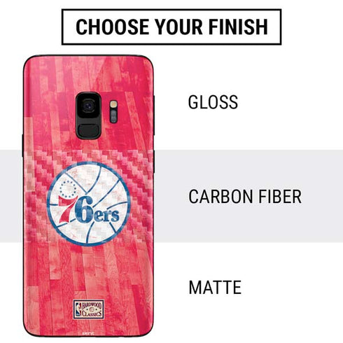 NBA Philadelphia 76ers Hardwood Classics Galaxy S9 Skin