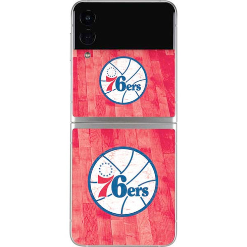 NBA Philadelphia 76ers Hardwood Classics Galaxy Z Flip3 5G Skin
