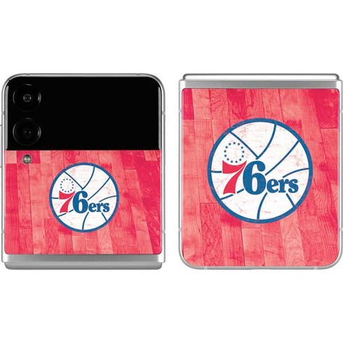 NBA Philadelphia 76ers Hardwood Classics Galaxy Z Flip4 5G Skin
