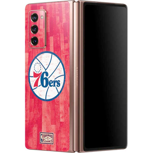 NBA Philadelphia 76ers Hardwood Classics Galaxy Z Fold2 5G Skin