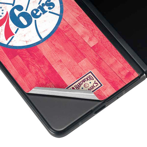 NBA Philadelphia 76ers Hardwood Classics Galaxy Z Fold4 5G Skin