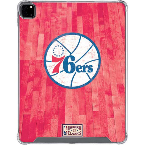 NBA Philadelphia 76ers Hardwood Classics iPad Pro 12.9in (2020) Clear Case