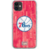 NBA Philadelphia 76ers Hardwood Classics iPhone 11 Clear Case