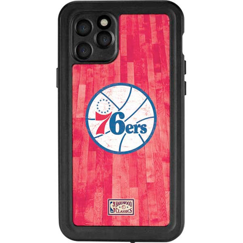 NBA Philadelphia 76ers Hardwood Classics iPhone 11 Pro Waterproof Case