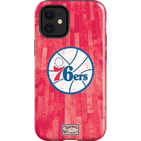 NBA Philadelphia 76ers Hardwood Classics iPhone 12 Mini Impact Case