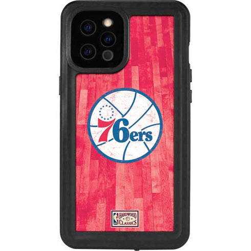 NBA Philadelphia 76ers Hardwood Classics iPhone 12 Pro Max Waterproof Case