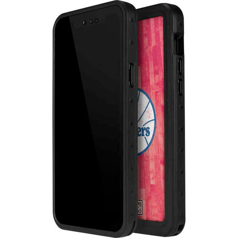 NBA Philadelphia 76ers Hardwood Classics iPhone 12 Pro Waterproof Case