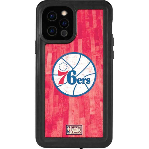 NBA Philadelphia 76ers Hardwood Classics iPhone 12 Pro Waterproof Case