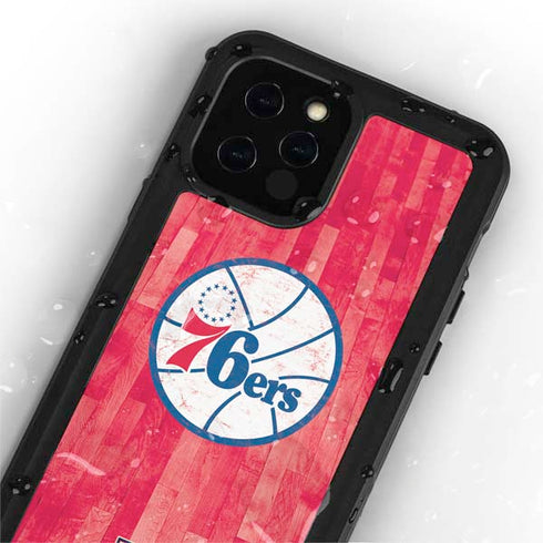 NBA Philadelphia 76ers Hardwood Classics iPhone 12 Pro Waterproof Case