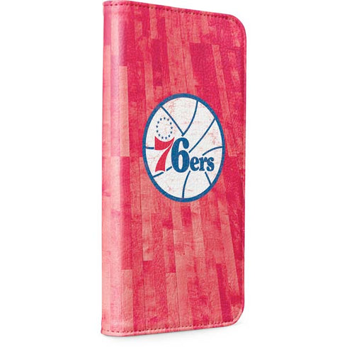 NBA Philadelphia 76ers Hardwood Classics iPhone 13 Folio Case