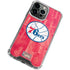 NBA Philadelphia 76ers Hardwood Classics iPhone 13 Pro Clear Case