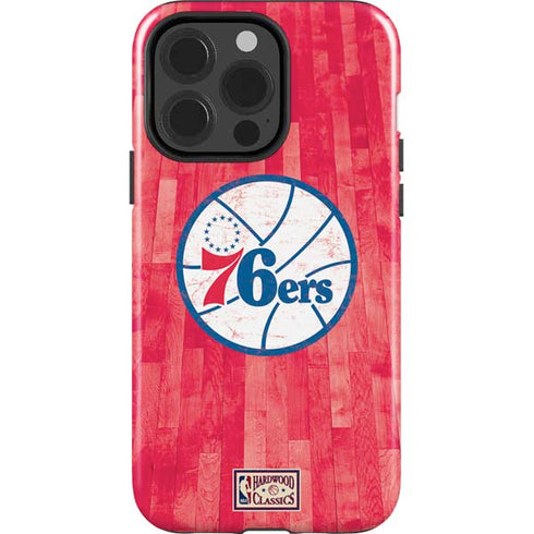 NBA Philadelphia 76ers Hardwood Classics iPhone 13 Pro Impact Case