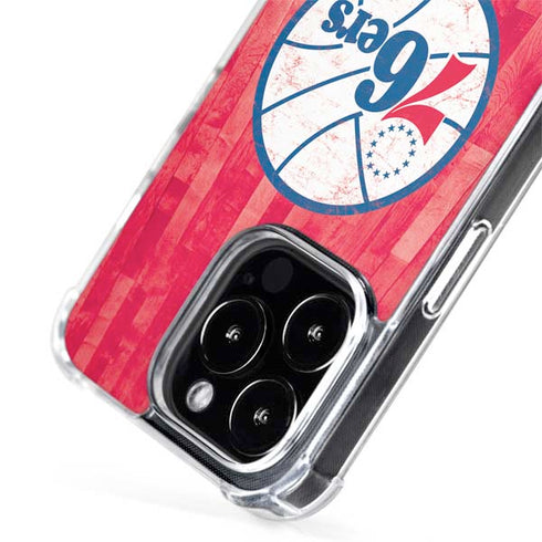 NBA Philadelphia 76ers Hardwood Classics iPhone 13 Pro MagSafe Case