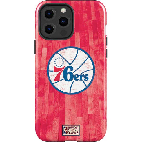 NBA Philadelphia 76ers Hardwood Classics iPhone 13 Pro Max Impact Case