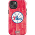 NBA Philadelphia 76ers Hardwood Classics iPhone 15 Impact Case