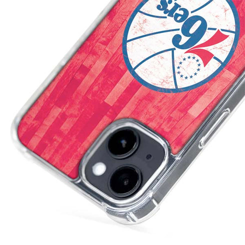 NBA Philadelphia 76ers Hardwood Classics iPhone 15 Plus MagSafe Case