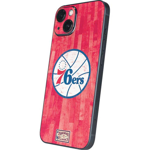 NBA Philadelphia 76ers Hardwood Classics iPhone 15 Plus Skin