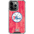 NBA Philadelphia 76ers Hardwood Classics iPhone 14 Pro Clear Case