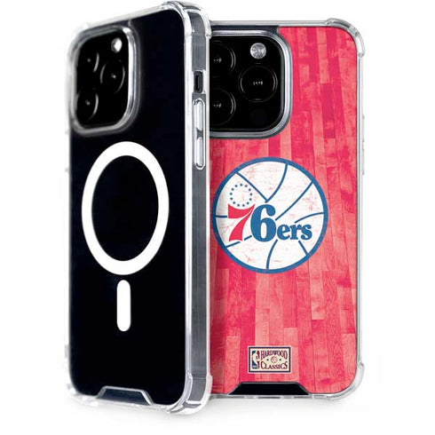 NBA Philadelphia 76ers Hardwood Classics iPhone 15 Pro MagSafe Case