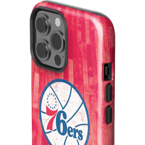 NBA Philadelphia 76ers Hardwood Classics iPhone 15 Pro Max Impact Case