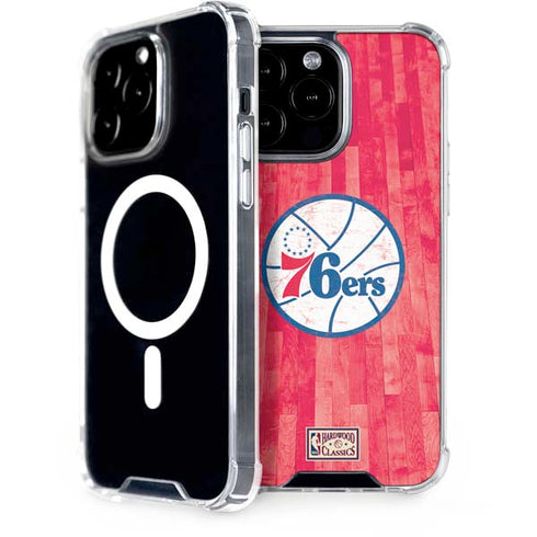 NBA Philadelphia 76ers Hardwood Classics iPhone 14 Pro Max MagSafe Case