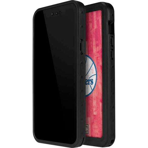 NBA Philadelphia 76ers Hardwood Classics iPhone 14 Pro Max Waterproof Case