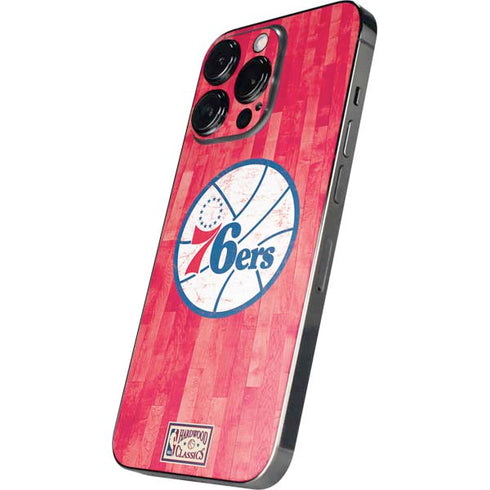 NBA Philadelphia 76ers Hardwood Classics iPhone 14 Pro Skin