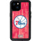 NBA Philadelphia 76ers Hardwood Classics iPhone 15 Plus Waterproof Case